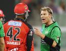 PIX: Warne fined, banned after bust-up with Samuels in Big Bash