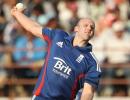 England draw first blood in high-scoring Rajkot ODI