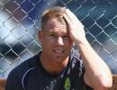 Warner suspended till Ashes, fined