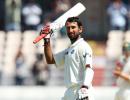 PHOTOS: Pujara scores double ton before India collapse