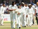 Photos: How the spinners wrapped the Test for Team India