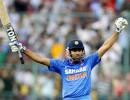 Rohit's double century helps India beat Australia to clinch ODI series