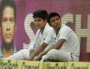 Tendulkar junior a ball boy at Wankhede