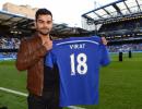 REVEALED! Virat Kohli visits Chelsea to seek inspiration