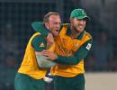 De Villiers, Du Plessis double act seals South African win