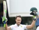 South Africa v West Indies, 2nd Test: Du Plessis gets ton before rain stops play