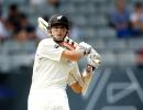 Lucky Williamson gets first hand lesson in tough batting