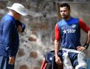 PHOTOS: Struggling Kohli sweats in the nets ahead of 2nd ODI