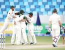 Pakistan spinners strike after Younus, Shehzad heroics