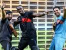 Usain Bolt wows Bangalore with the bat