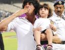 PHOTOS: Dhoni's daughter and SRK's son make their IPL debut!