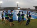 KKR, RR share points after IPL match rained off