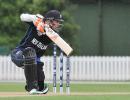 Latham hits maiden ton as rampant New Zealand level series