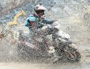 PHOTOS: Scooterists reign in the dirt and rain!