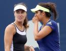 Indian tennis round-up: Sania-Hingis ousted from Rogers Cup