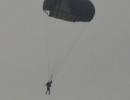 Dhoni completes parachute jump at Army training