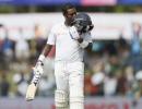 PHOTOS: Mathews hits ton but India power ahead on Day 3