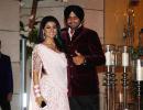 Ambanis host star-studded party for Bhajji and Rohit