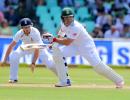 1st Test: Elgar digs in for South Africa after Broad shines