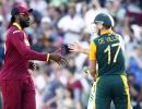 World Cup PHOTOS: De Villiers's sensational batting sinks West Indies