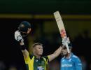 PHOTOS: Warner, bowlers give Australia bonus point win over England