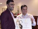 FIRST LOOK: Ashwin presented Arjuna Award