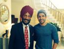 Milkha Singh hosts cast of Dil Dhadakne Do