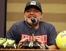 Soccer: Maradona wants to helm Argentina again; Klopp in hospital