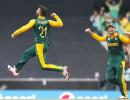 Duminy claims SA's first World Cup hat-trick