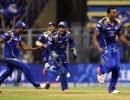 Mumbai's play-off hopes alive after narrow win over KKR