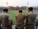 Policeman blinded after being struck by big hit in IPL