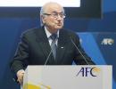 Where is FIFA president Sepp Blatter?