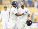 PHOTOS: India v SA, second Test, Day 1