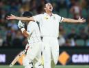 Day-night Test, PIX: Hazlewood makes Kiwis suffer in Starc's absence