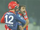 Delhi Daredevils's Amit Mishra reprimanded