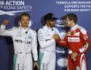 Hamilton beats Rosberg to Bahrain pole position