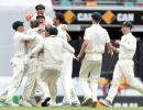 Australia survive Pakistan scare to win day-night Test