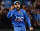 Kohli fined for showing dissent at umpire