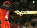 Gayle smashes 12-ball 50, equals Yuvraj Singh's World record