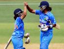 PHOTOS: Indian women stun Australia with record chase in 1st T20I