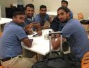 PHOTOS: Upbeat Team India in Kingston for second Test