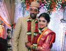 Cricketers Kulkarni, Uthappa tie the knot