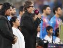 India v Pak: Amitabh Bachchan sings national anthem at Eden Gardens