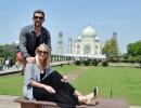 WORLD T20 PHOTOS: England players visit the Taj Mahal