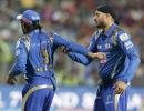 Teammates Harbhajan, Rayudu involved in heated exchange of words