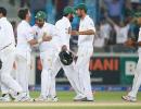 Day-night Test: Bravo's heroics in vain as Pakistan win