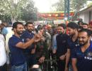 How Rohit, Rahane motivated army jawans