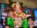 PHOTOS: Sachin Tendulkar offers prayers at Lalbaugcha Raja