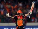 PHOTOS: Warner blasts century as Sunrisers destroy KKR