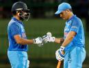 PHOTOS: Rohit, Dhoni lift India to series-clinching win